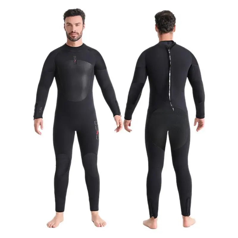 7mm Neoprene Men Wetsuits CR Ultra Elastic Long Sleeve Full Body Surfing Diving Wet Set Thickened Coldproof Warmth Free diving
