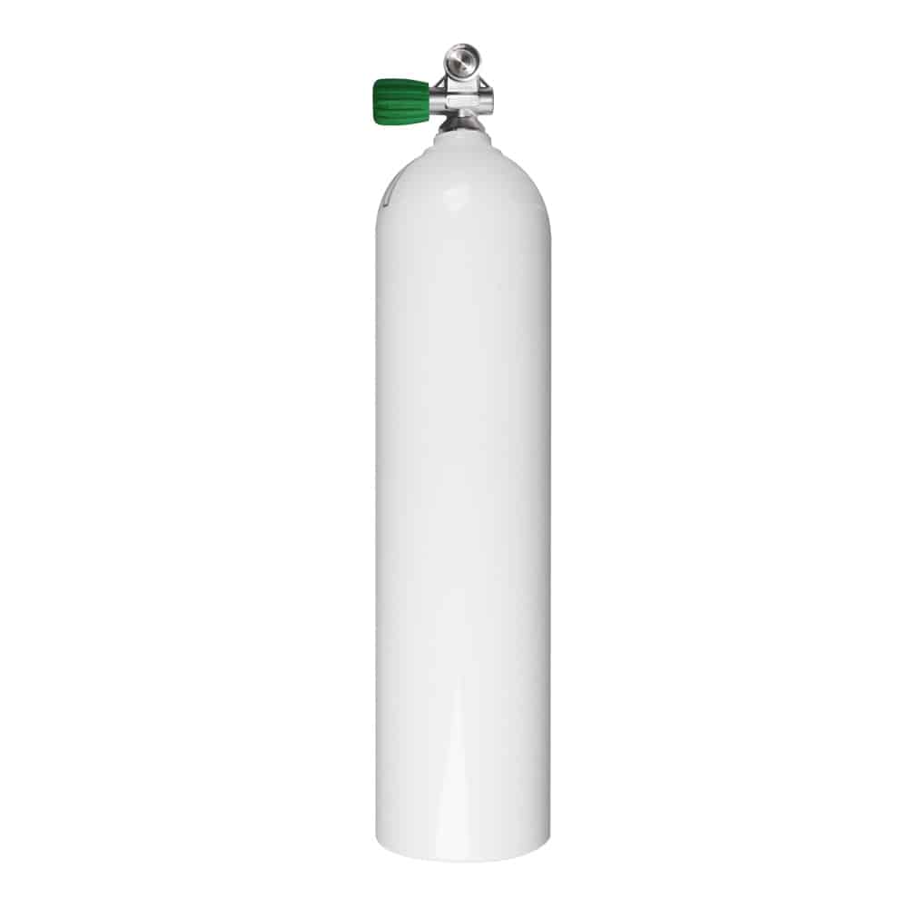 7 Liter Aluminum Single 200 Bar with Mono M26/EU-Nitrox Valve