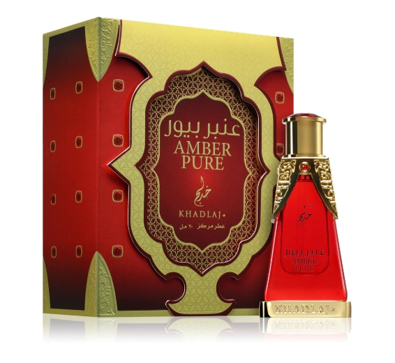 Khadlaj Amber Pure 20ml Oil Perfume