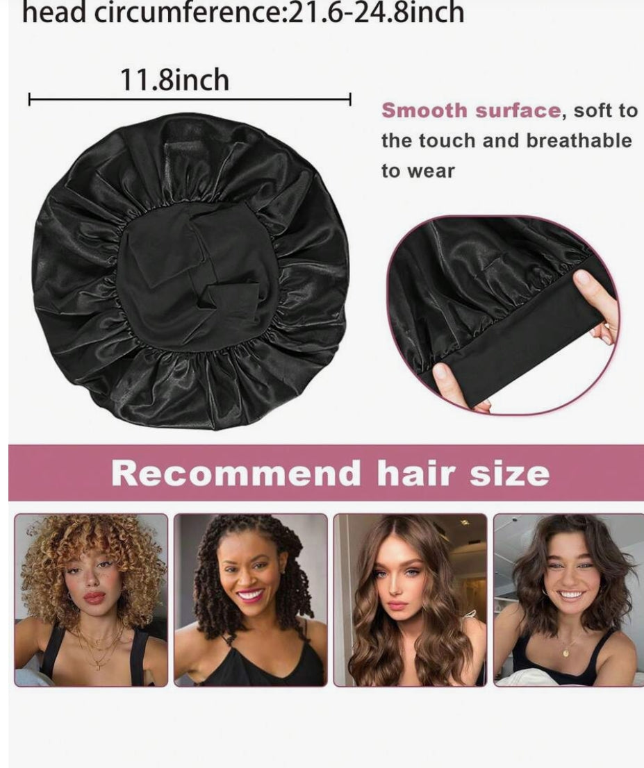 1/2Pcs Silk Bonnet
