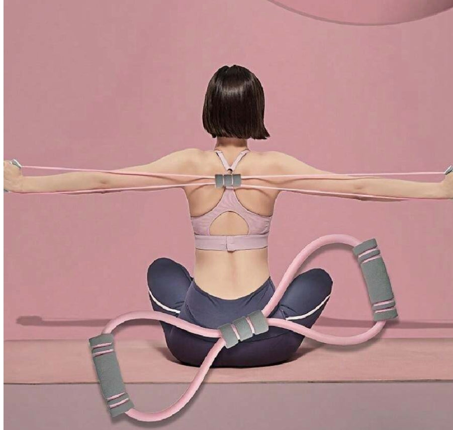 Shaped Tension Stretcher Elastic Resistance Belt