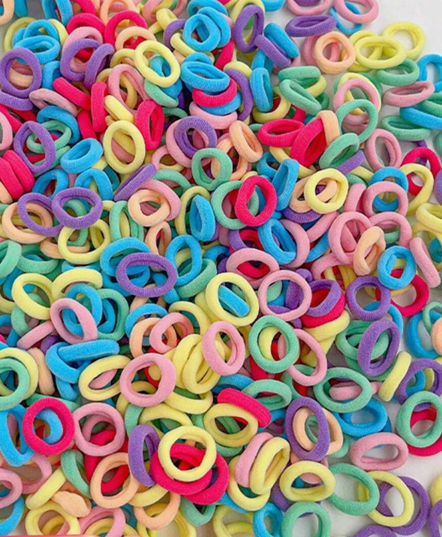 100 Pieces Children's Rubber Bands