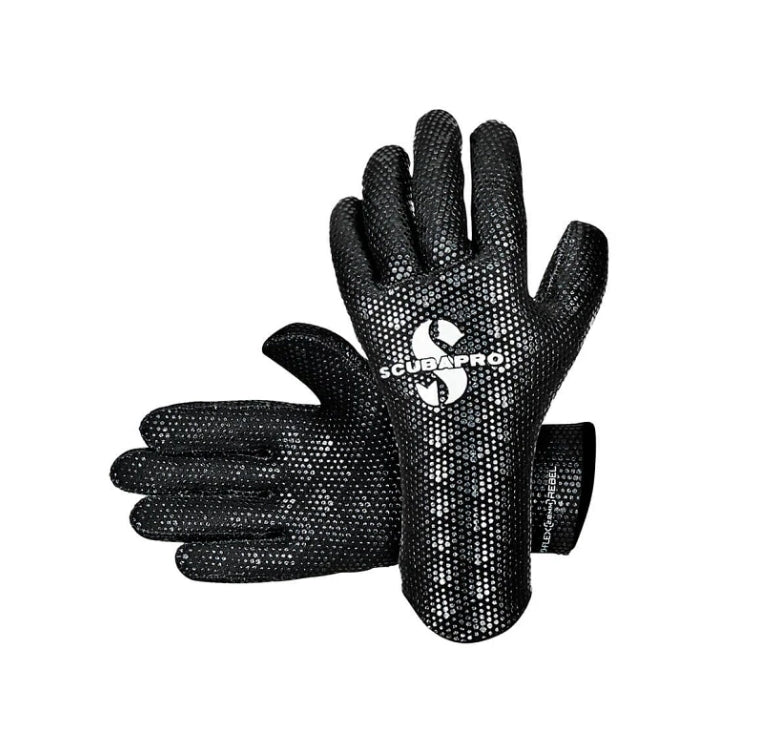 SCUBAPRO D-Flex 2.0 Rebel Dive Glove, 2mm, Black