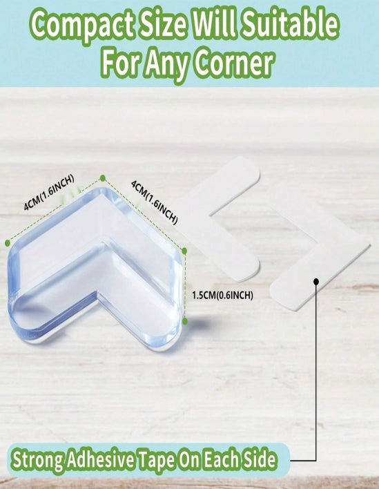 12PCS Safe Transparent Corner Protectors