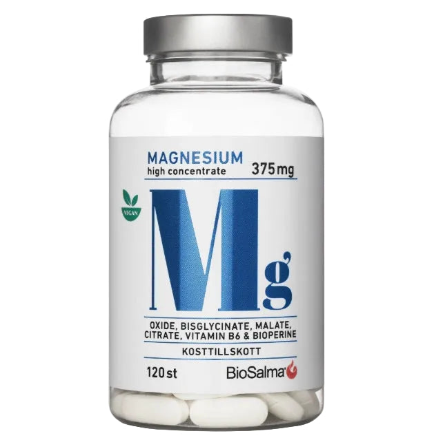 BioSalma Magnesium 375mg 120 Tablets