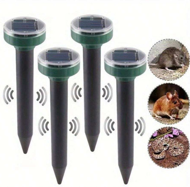 Ultrasonic Solar-Powered Pest Repeller With Motion Sensor