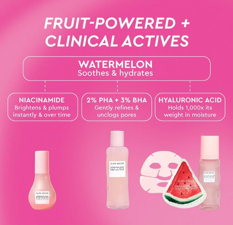 Glow Recipe Watermelon Glow Dewy Skin Routine™ Kit