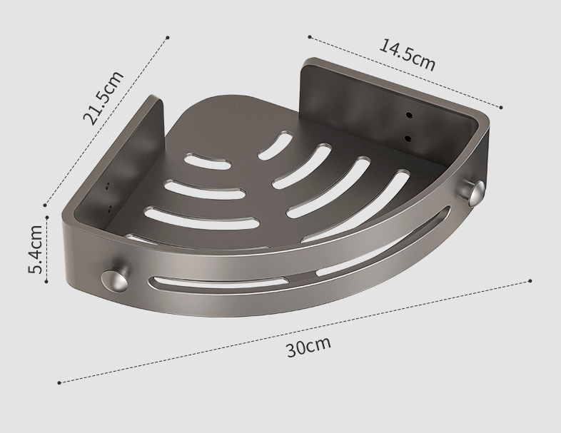 Drill Free Shower Caddy Organizer Corner Shower Shelves