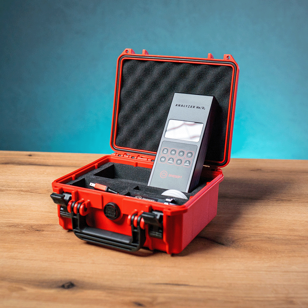 Divesoft O2/He Analyzer Set Blender