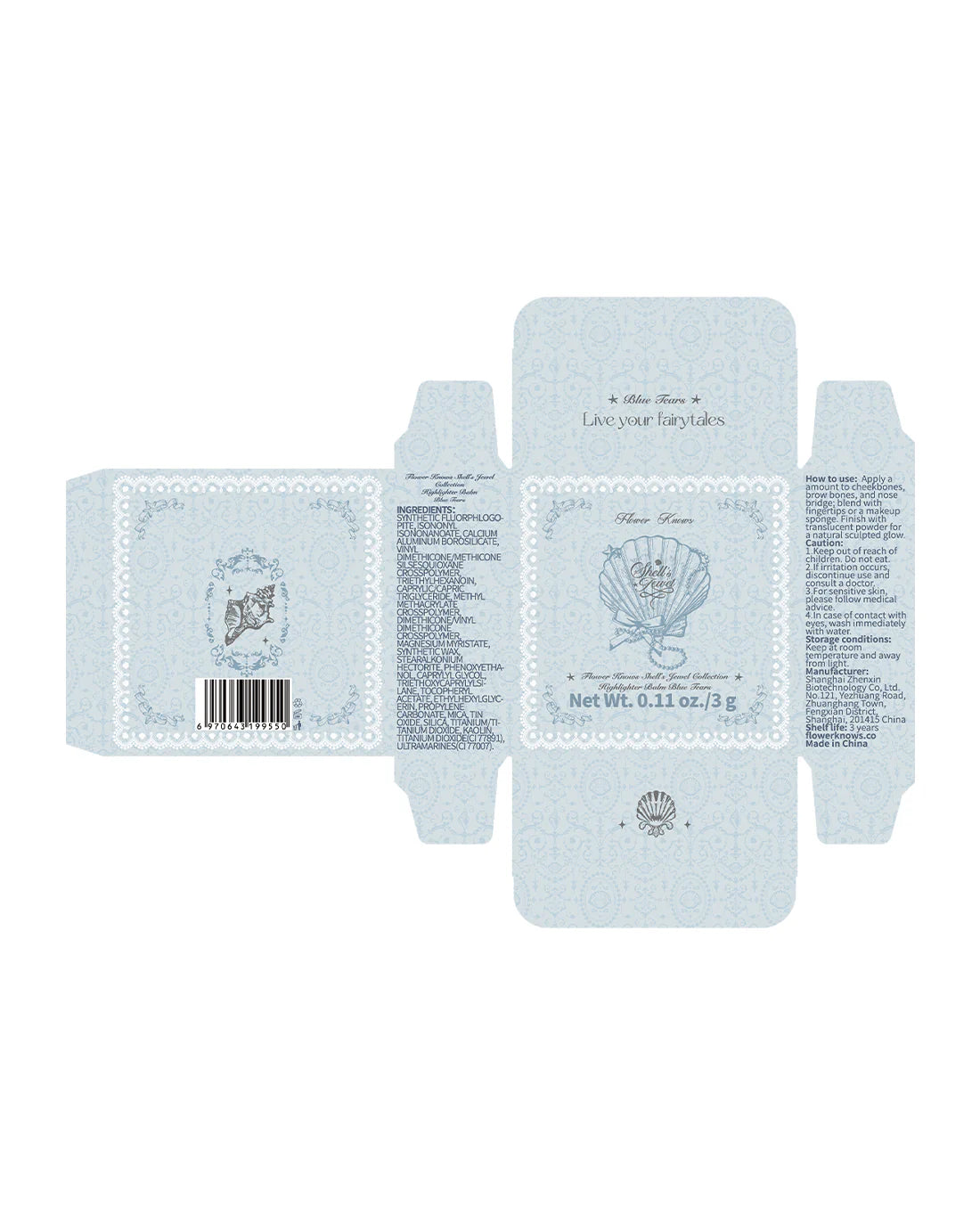 Flower Knows Shell's Jewel Highlighter Balm