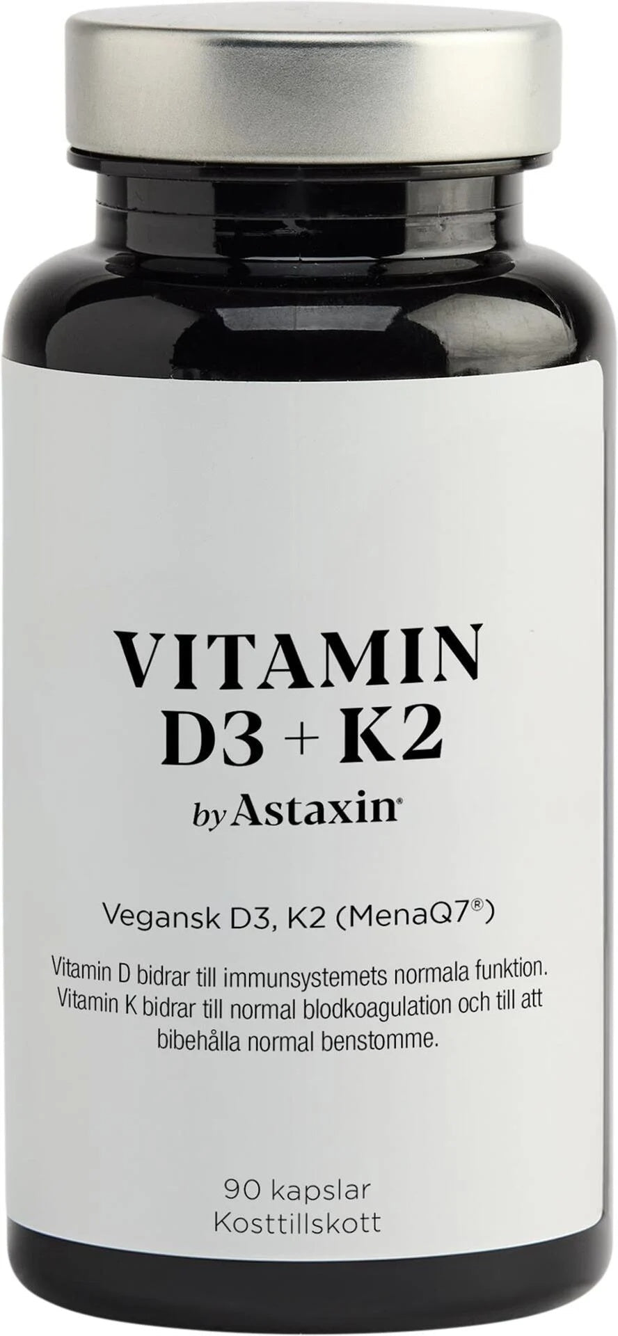 Astaxin Vitamin D3+K2 by Astaxin 90 capsules