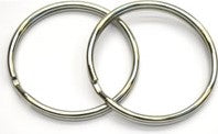 Beaver Pair of Small 38mm Diameter Split Rings
