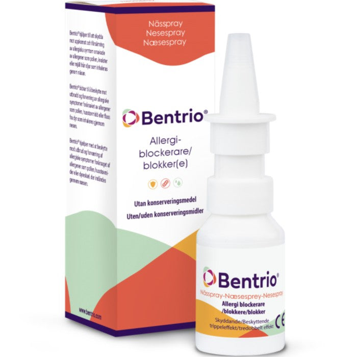 Bentrio Nasal Spray Allergy Blocker 20 ml