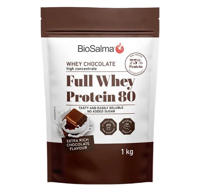 BioSalma Full Whey Protein 80 Chocolate 1000g