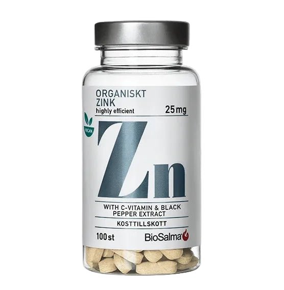 BioSalma Organic Zinc 25 mg 100 pcs