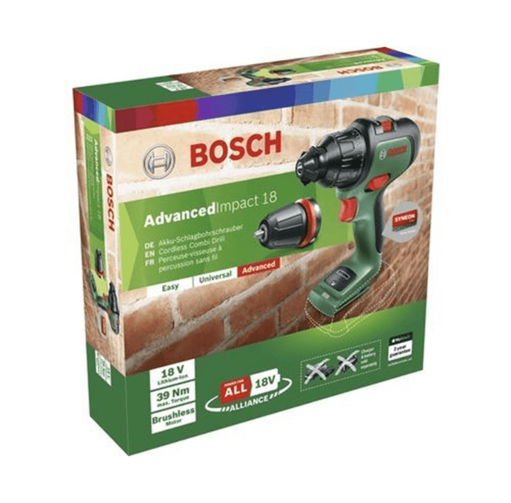 Bosch CORDLESS DRILL ADVANCED 18 SOLO - Lolli World Marketplace