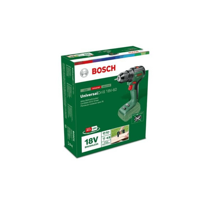 Bosch Cordless Drill Driver UniversalDrill 18V - 60 2X2.0AH - Lolli World Marketplace
