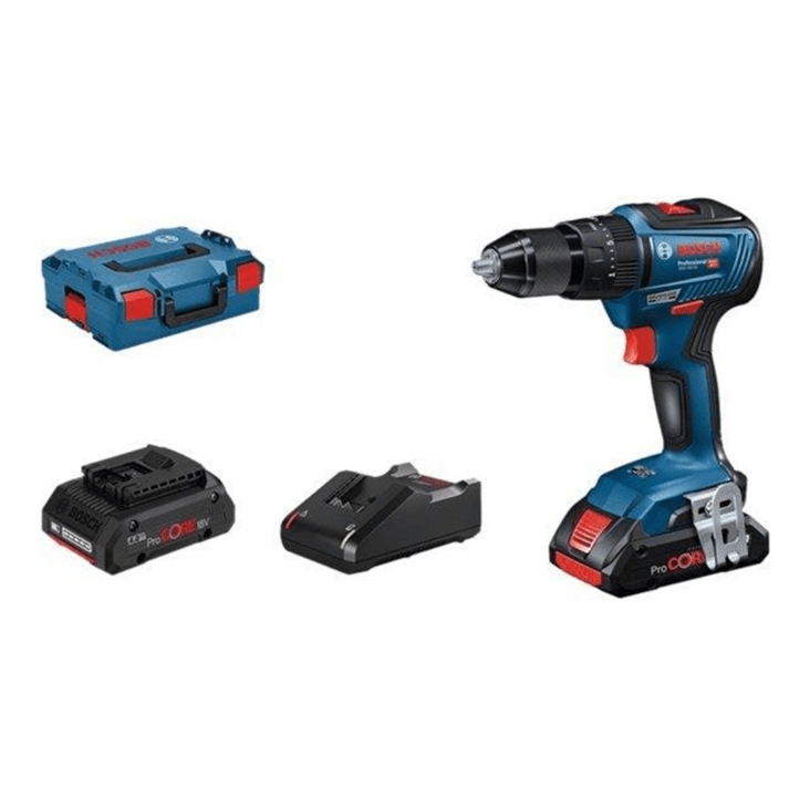 Bosch HAMMER DRILL GSB 18V - 55 2X4A PC LBOXX - Lolli World Marketplace