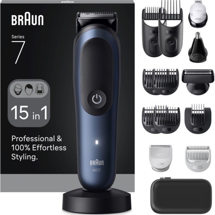 Braun All - in - One Series 7 15in1 Grooming Kit AIO7580 Blue