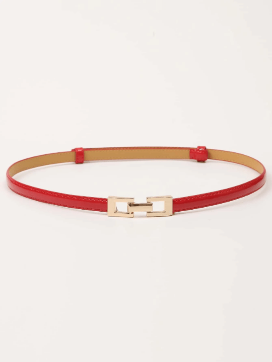 Chain Design Symmetrical Buckle Belt - Lolli World Marketplace