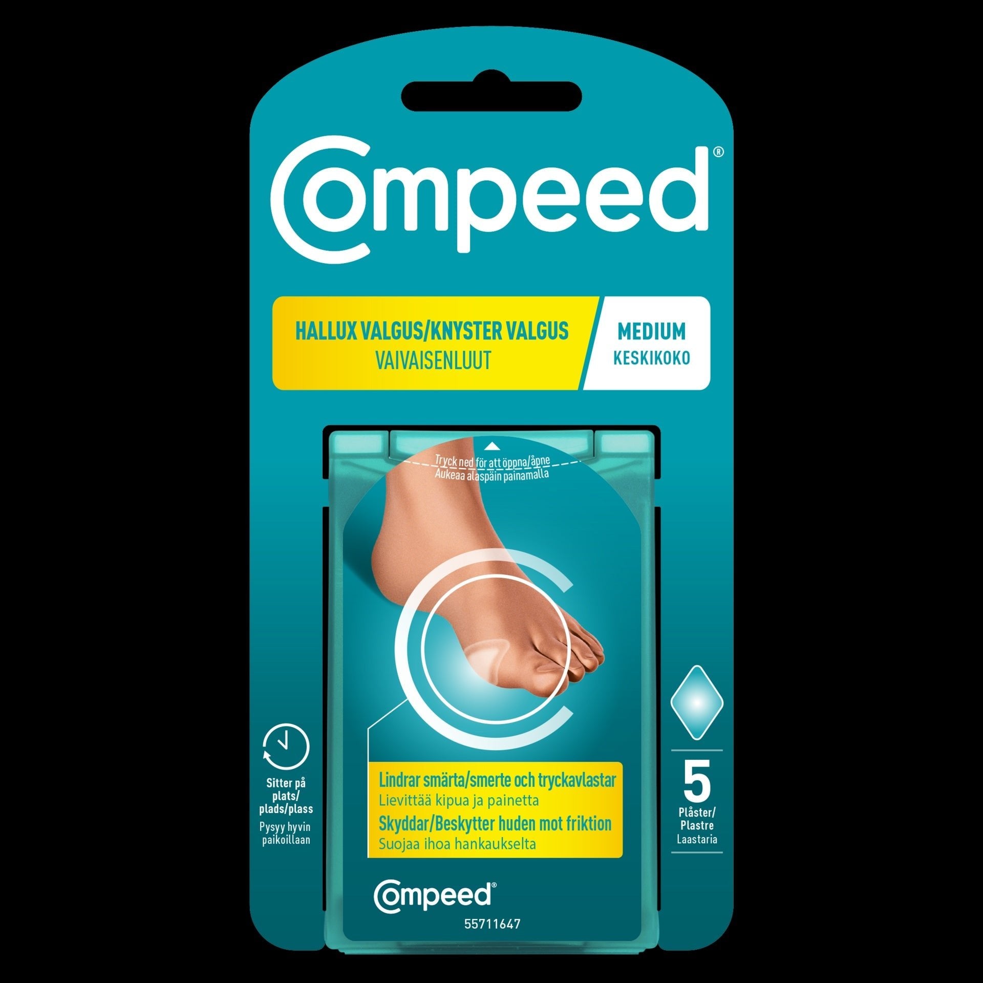 COMPEED Hallux Valgus Plaster 5 pcs