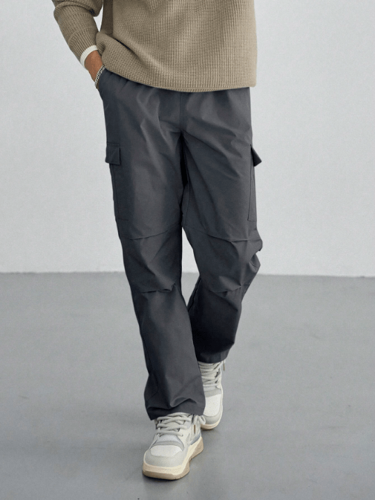 DAZY Men's Solid Color Straight - Fit Cargo Pants - Lolli World Marketplace