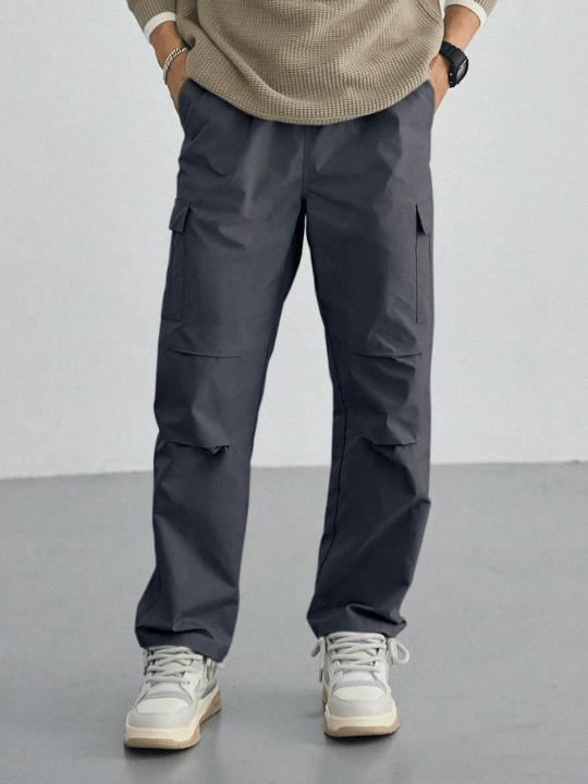 DAZY Men's Solid Color Straight - Fit Cargo Pants - Lolli World Marketplace