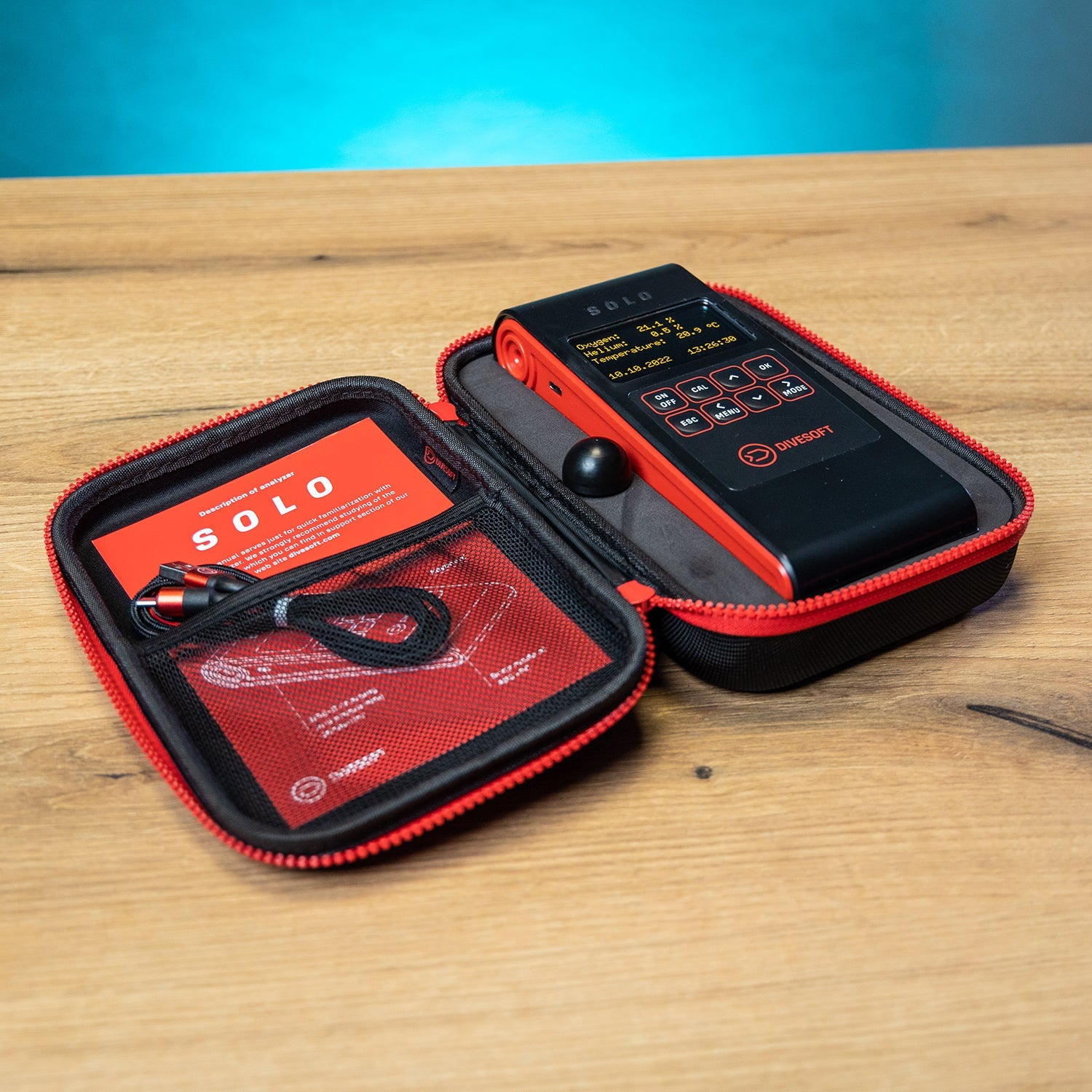 Divesoft SOLO O2/He Analyzer