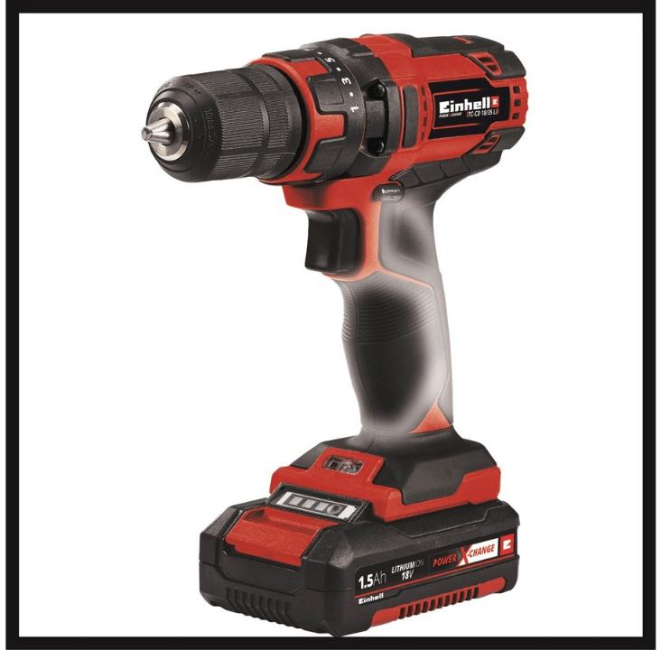 Einhell Cordless drill/driver with 1 × 18 V 1.5 Ah - ba - Lolli World Marketplace