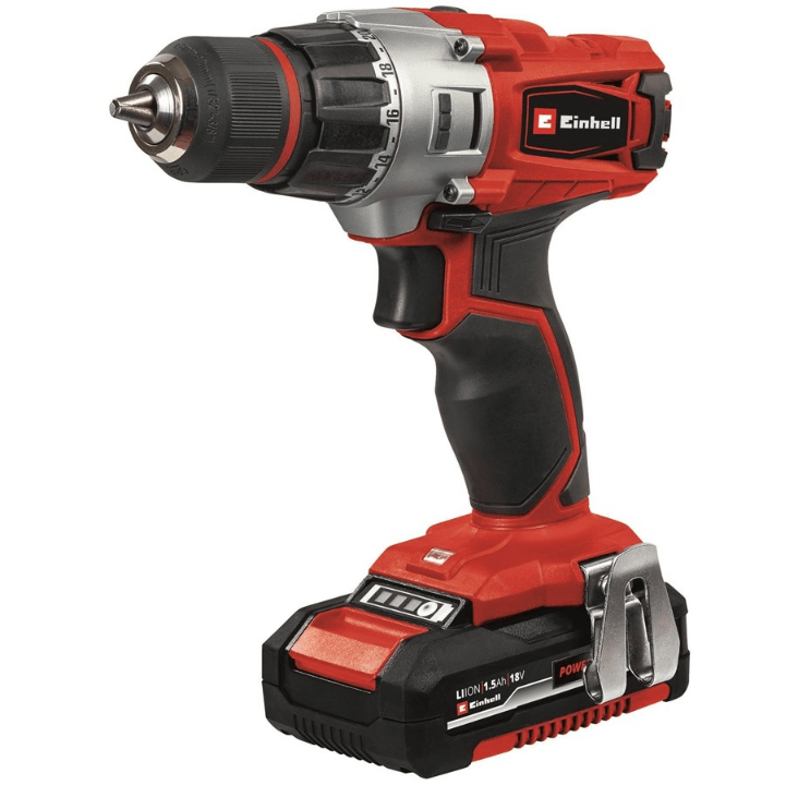 Einhell Cordless drill/driver with 2 × 18 V 1.5 Ah - ba - Lolli World Marketplace