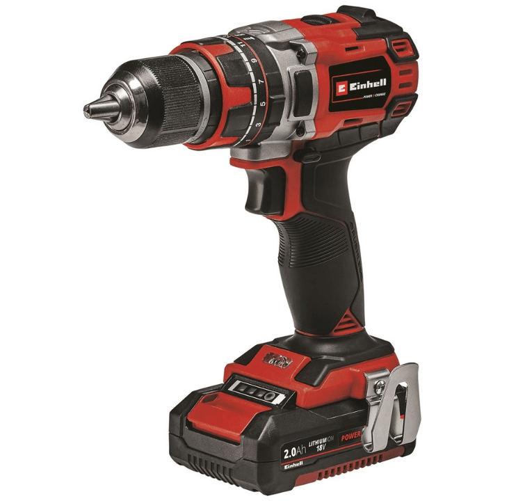 Einhell TE - CD 18/50 Cordless impact drill 2x 18 V/2.0 Ah w/battery and charger - Lolli World Marketplace