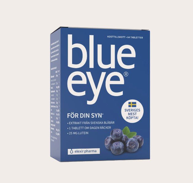 Elexir Pharma BlueEye Blueberry & Lutein 64 Tablets