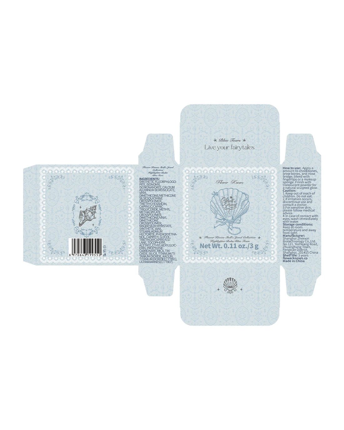 Flower Knows Shell's Jewel Highlighter Balm
