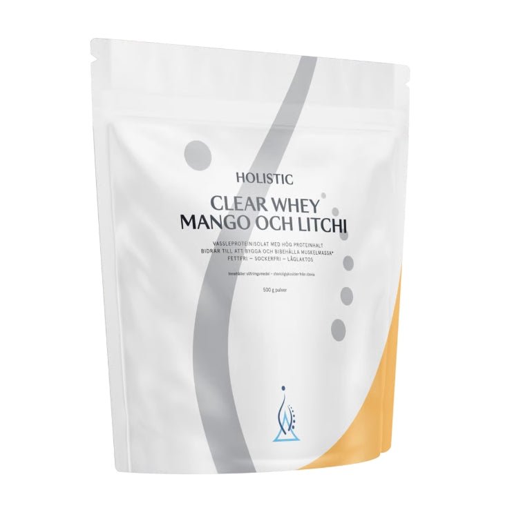 Holistic Clear Whey Protein Isolate Mango & Lychee 500g