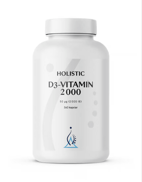 Holistic Vitamin D3 2000 360 Capsules