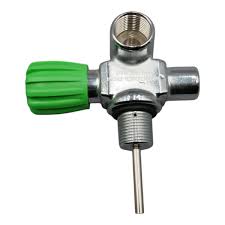M25x2 SCUBA Diving Cylinder DIN 300 Bar Green Handle Valve EN144