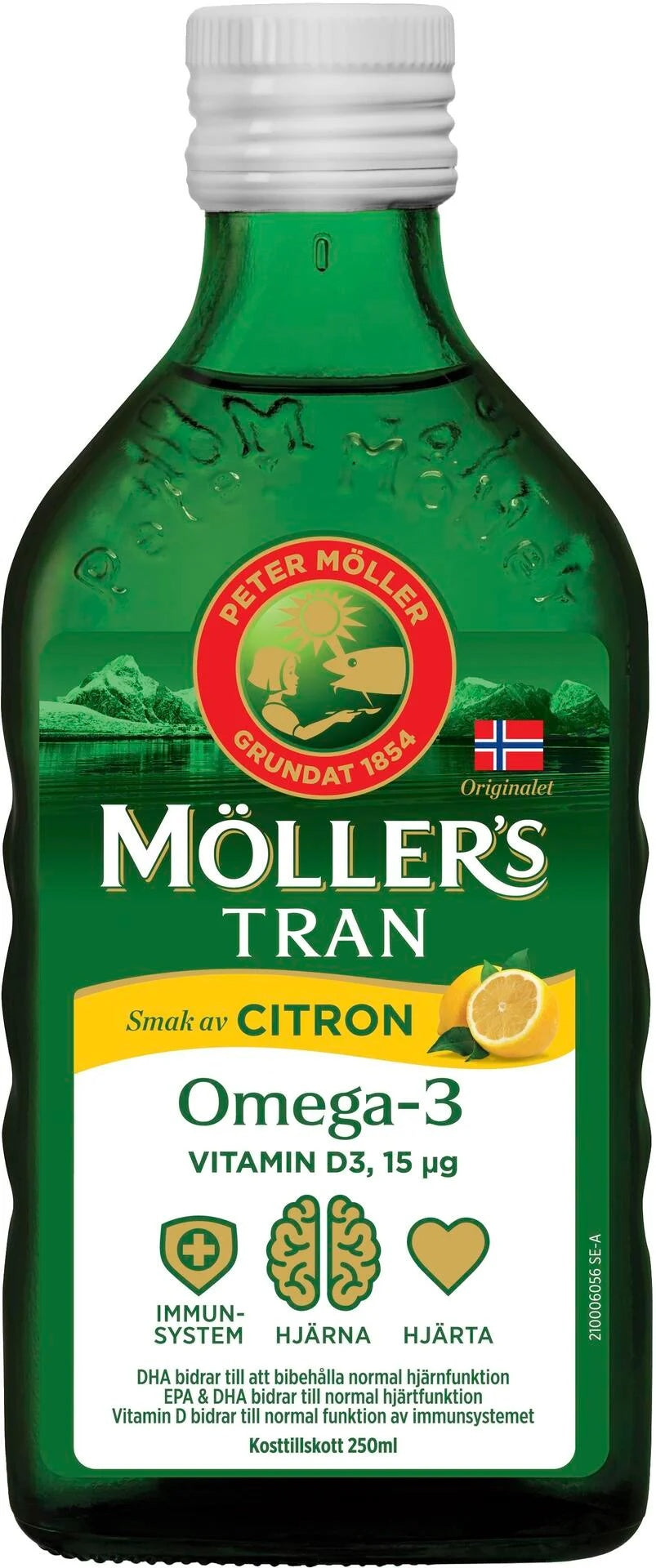 Möller's Cod Omega-3 +D3 Lemon