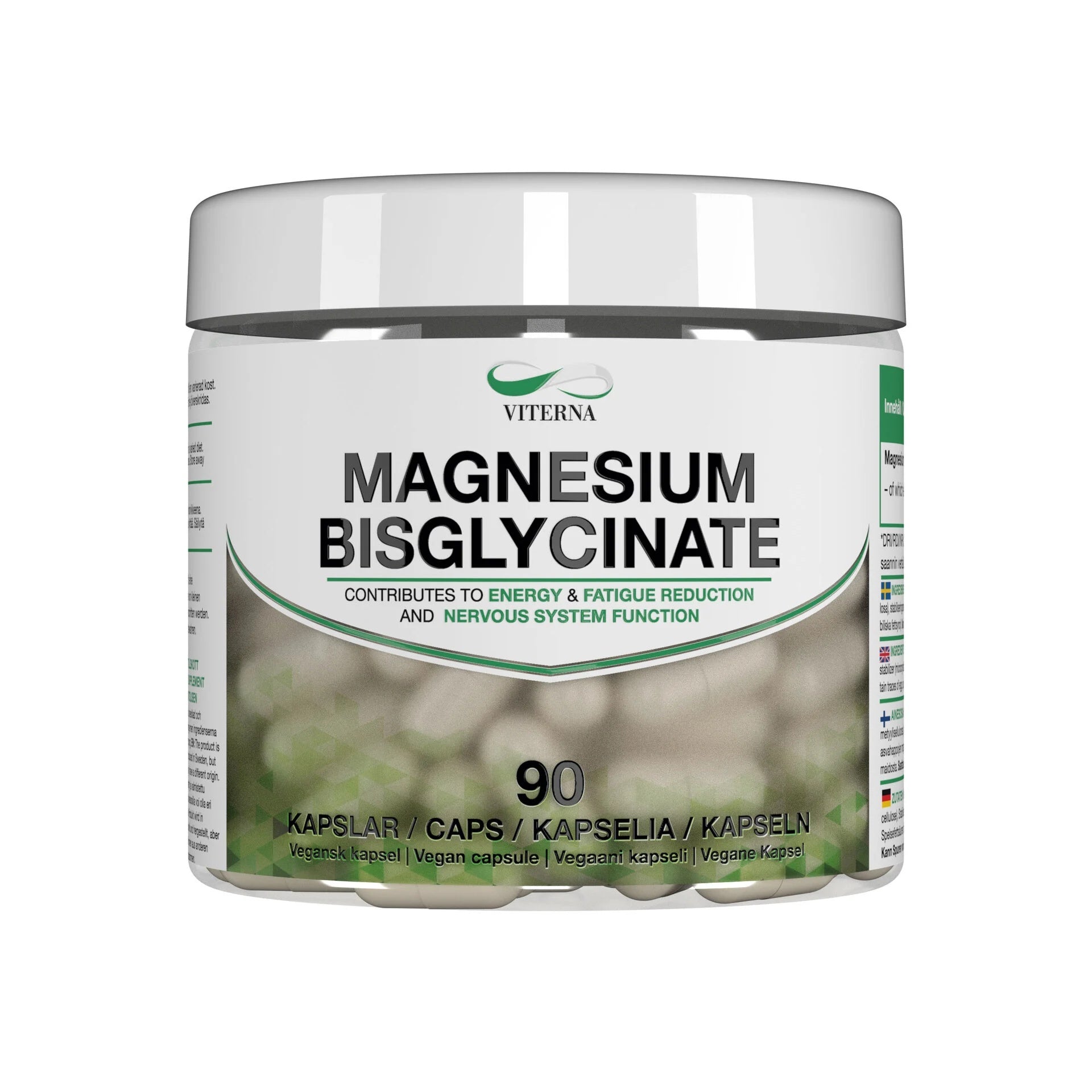Viterna Magnesium bisglycinate 90 capsules