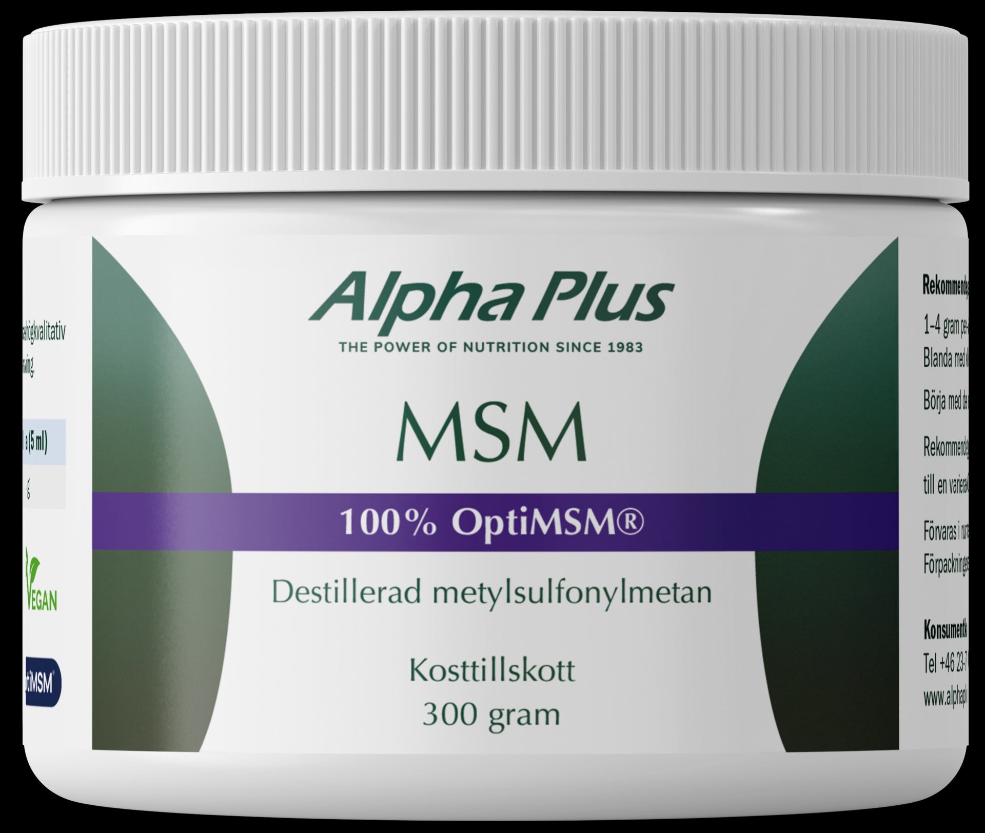 Alpha Plus MSM (OptiMSM®) 300 g