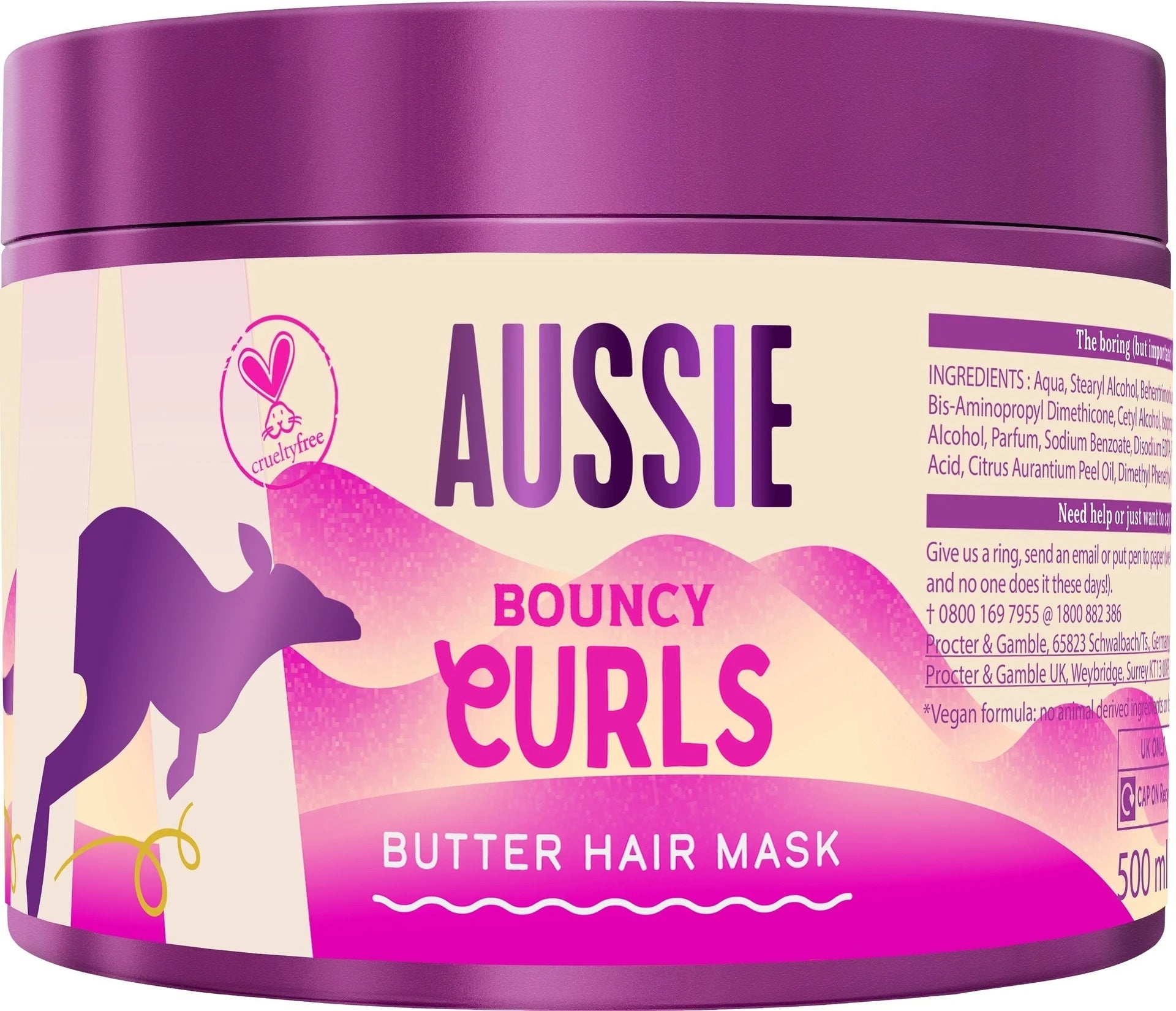 Aussie Bouncy Curls Butter Hair Wrap 500ml