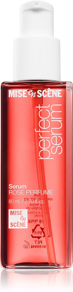 mise en scene Perfect Serum Rose Perfume Restorative hair serum With floral scent