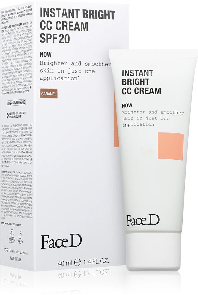 Face D Instant Bright Moisturizing CC cream SPF 20