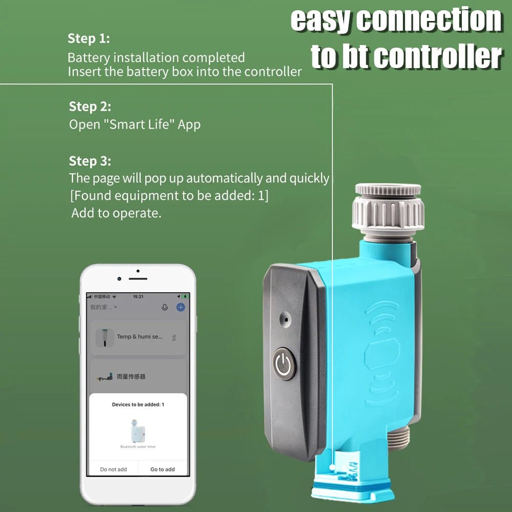 Intelligent Smartphone Wifi BT Irrigation Controller Plant Watering Timer Garden Irrigation Control Device Watering Machine Auto