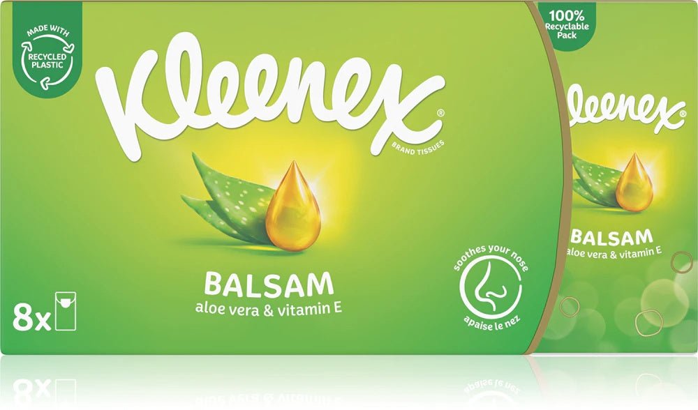 Kleenex Balsam BalmCare paper tissues