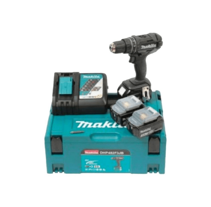 Makita DHP482F3JB black Cordless Combi Drill - Lolli World Marketplace