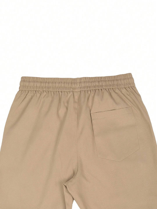 Manfinity Basics Men Solid Slant Pocket Drawstring Waist Pants - Lolli World Marketplace