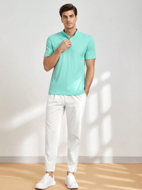 Manfinity Basics Men's Woven Drawstring Pants - Lolli World Marketplace