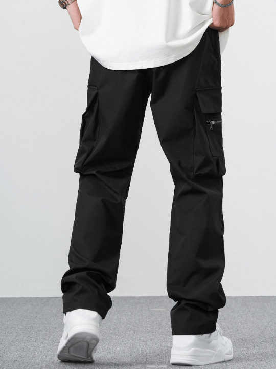 Manfinity EMRG Loose Men's Cargo Pants With Drawstring Waist - Lolli World Marketplace
