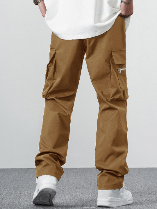 Manfinity EMRG Loose Men's Drawstring Waist Cargo Pants - Lolli World Marketplace