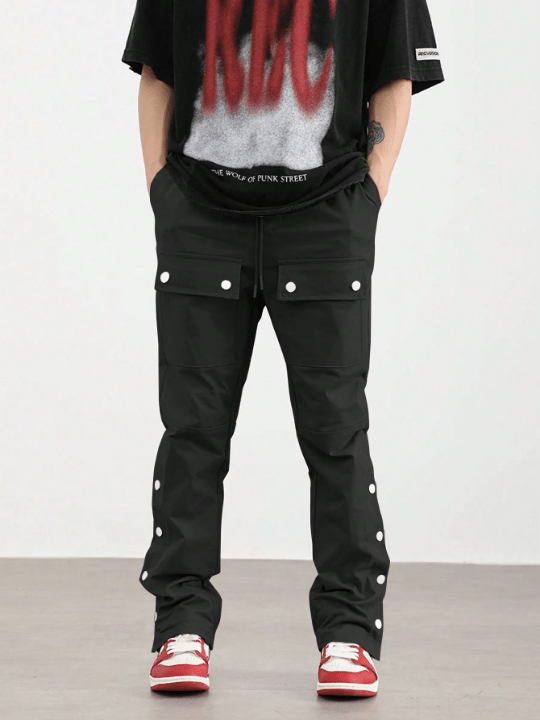 Manfinity EMRG Men Flap Pocket Cargo Pants - Lolli World Marketplace